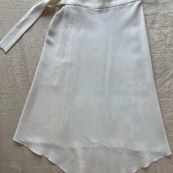 Zara White Midi Skirt - Picture 7 of 9